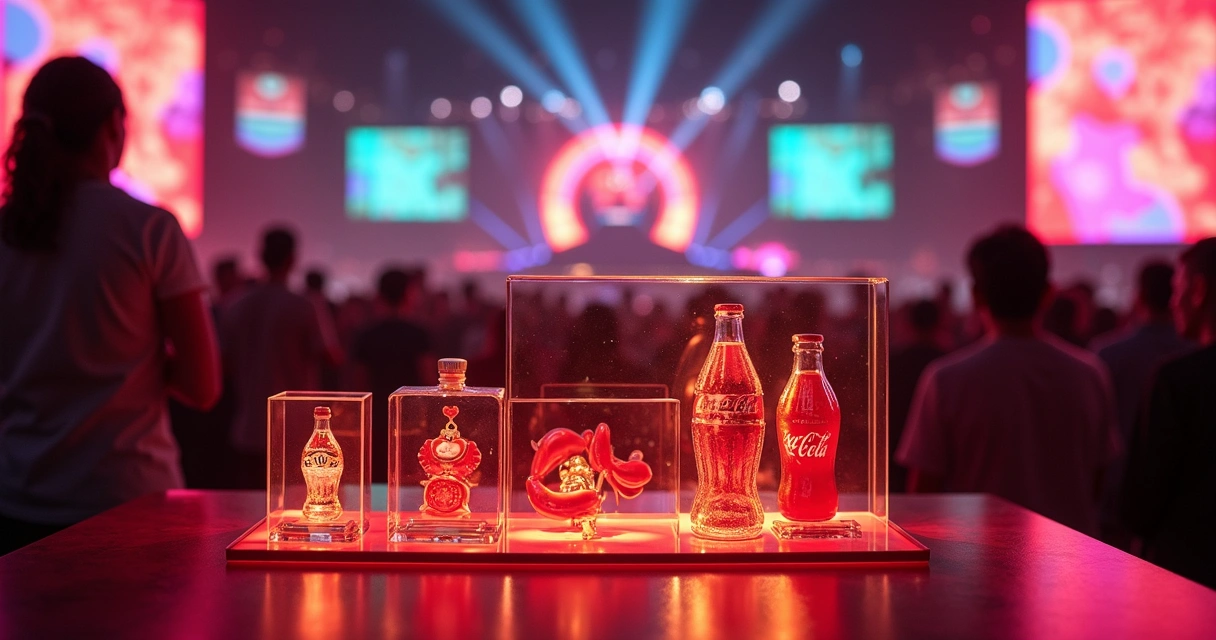 Gloss Carmed e Coca-Cola exposto em festival com poucas unidades 