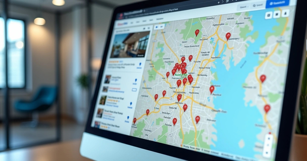 Google Maps mostrando clínica odontológica no topo das buscas 