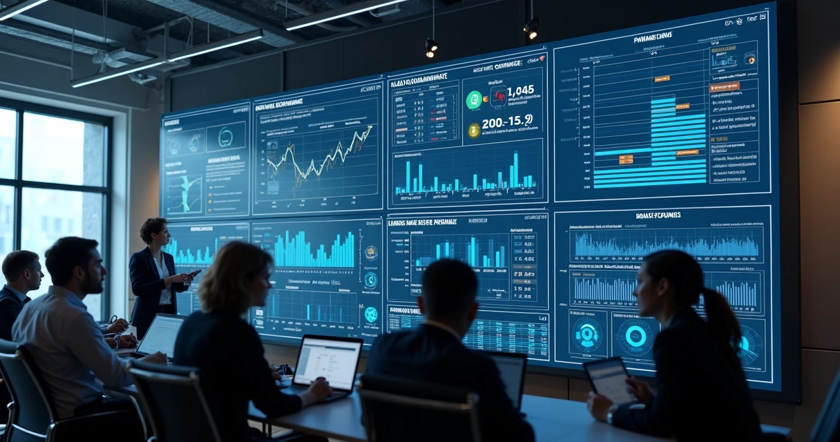 Dashboard de governança de nuvem com gráficos detalhados