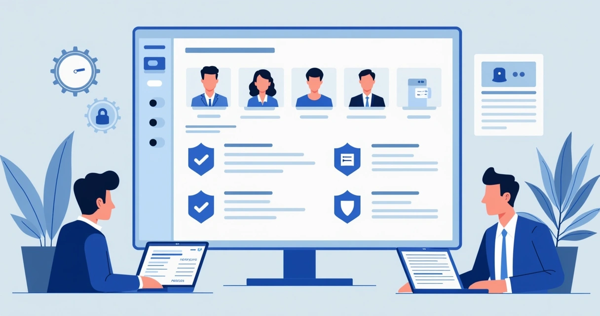 Interface de controle de governança de dados em programa de parceria. 