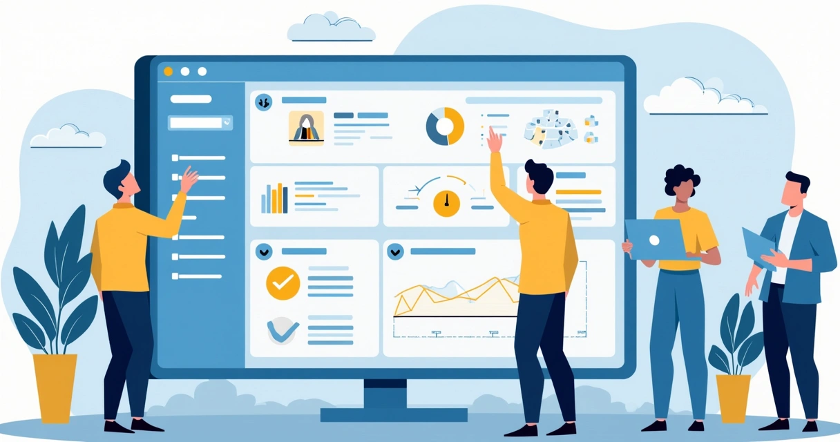Governança visualizada na nuvem com automações e painéis 