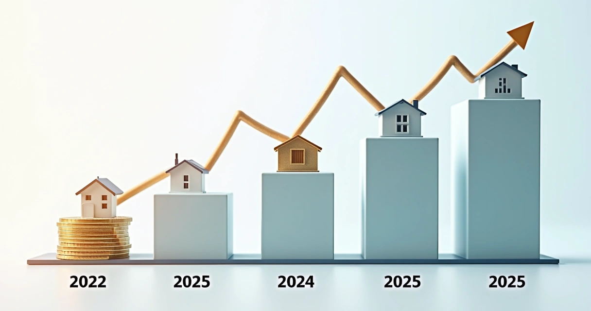 Gráfico mostrando a variação do aluguel em Porto Alegre nos últimos anos 