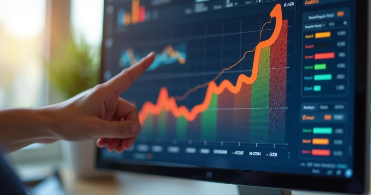 Análise de gráficos digitais e resultados de campanhas de marketing online 