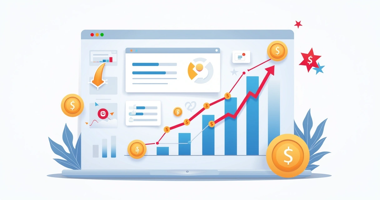 Crescimento de resultados em campanhas de anúncios 