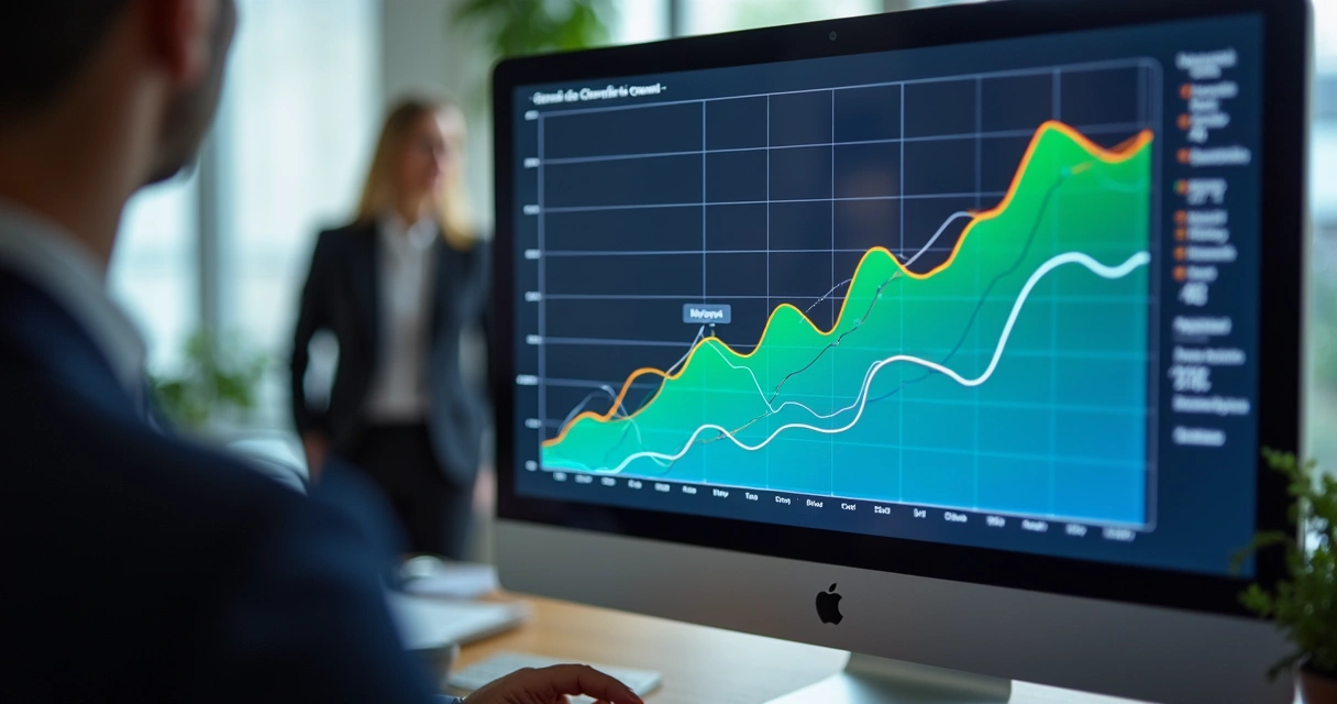 Gráfico de cohort analysis de clientes retidos ao longo dos meses