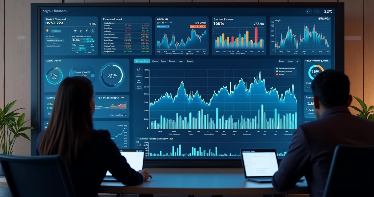 Painel multimoedas integrando dados financeiros empresariais 