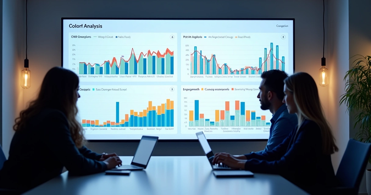Dashboard colorido mostrando gráfico de cohort para SaaS e métricas de retenção