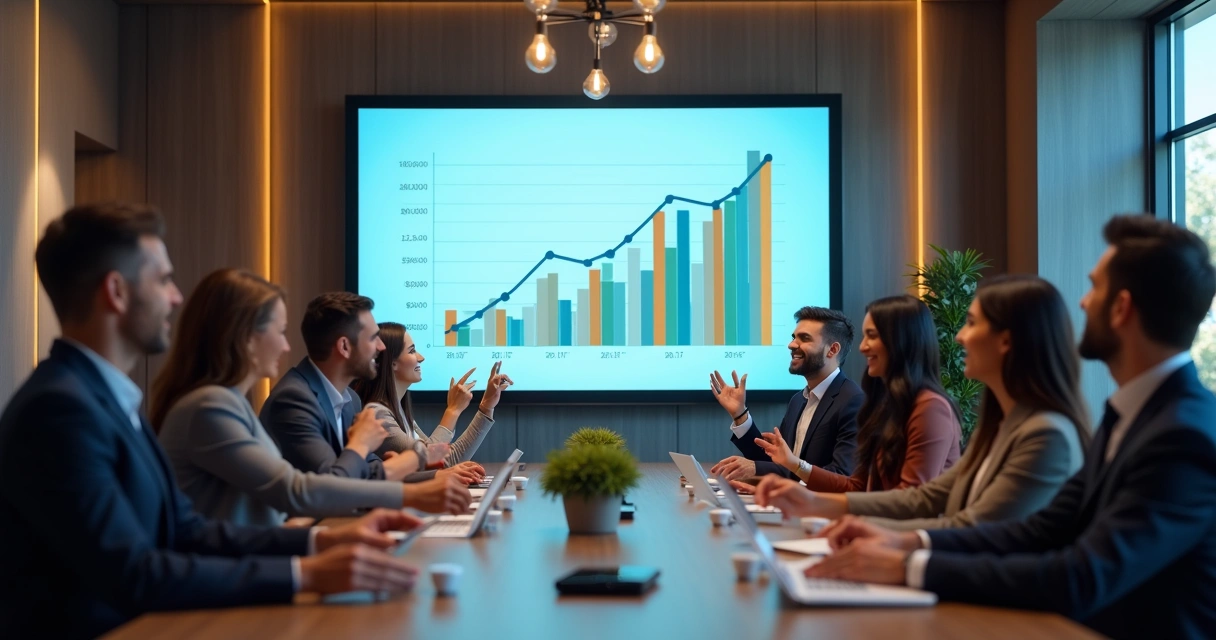 Gráfico de crescimento de vendas online impulsionado por campanha com influenciadores digitais 