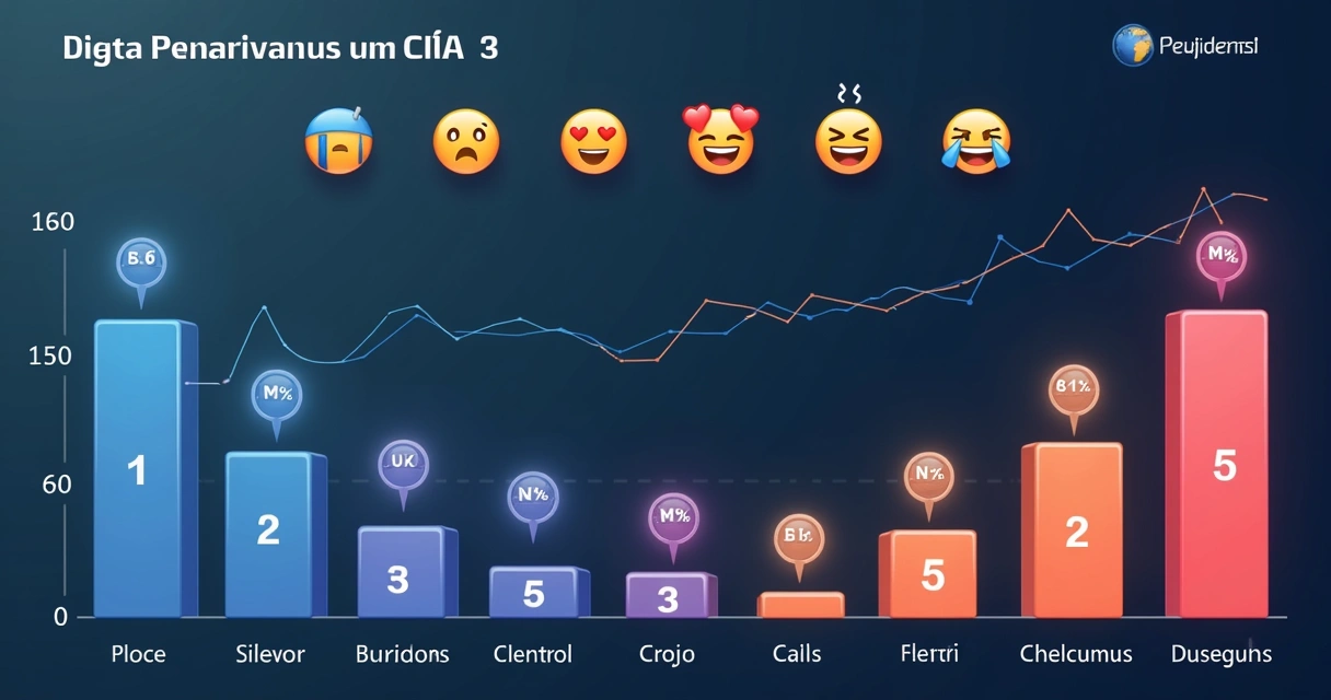 Gráfico colorido mostrando CSAT com barras e notas de feedback 