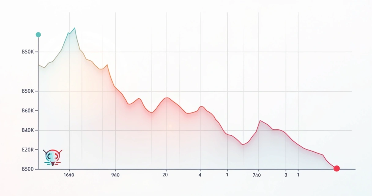 Gráfico simples mostrando o drawdown de um robô trader. 