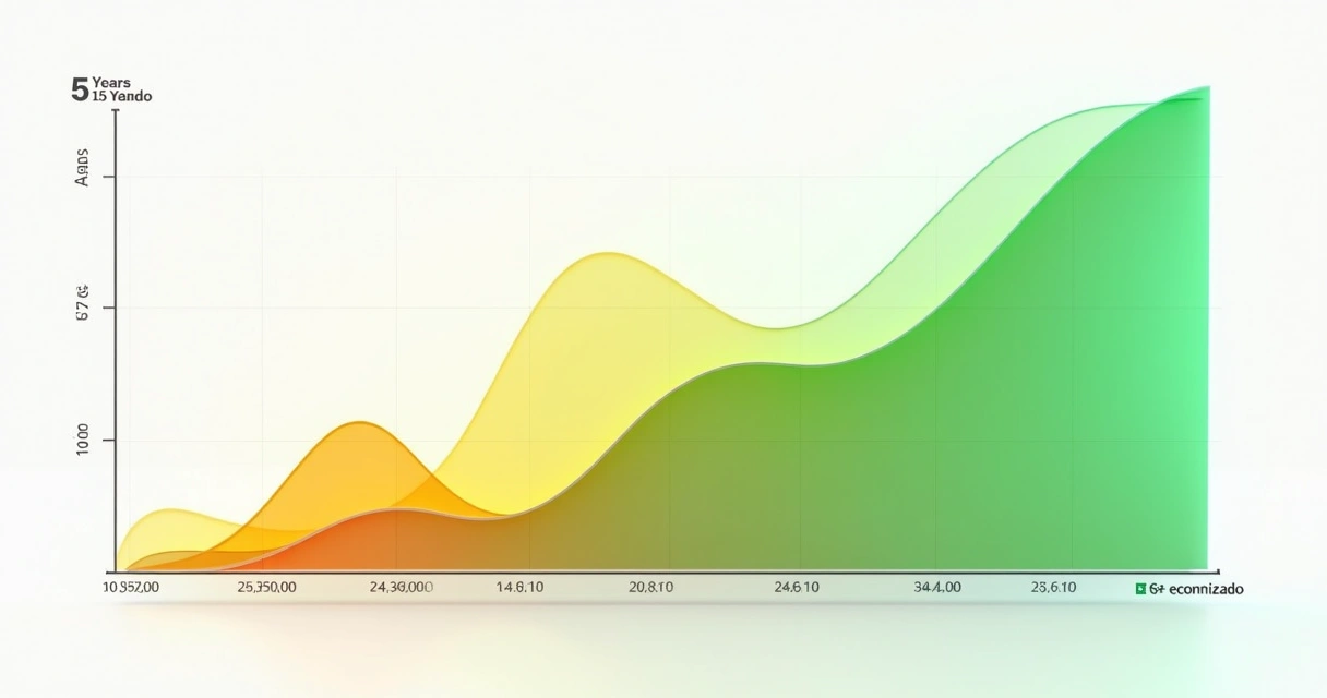 Gráfico mostrando a economia acumulada ao longo dos anos com energia solar