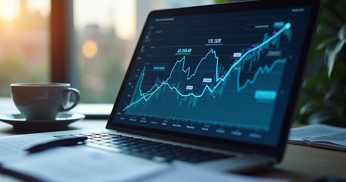 Gráfico mostrando aumento de leads qualificados e vendas 