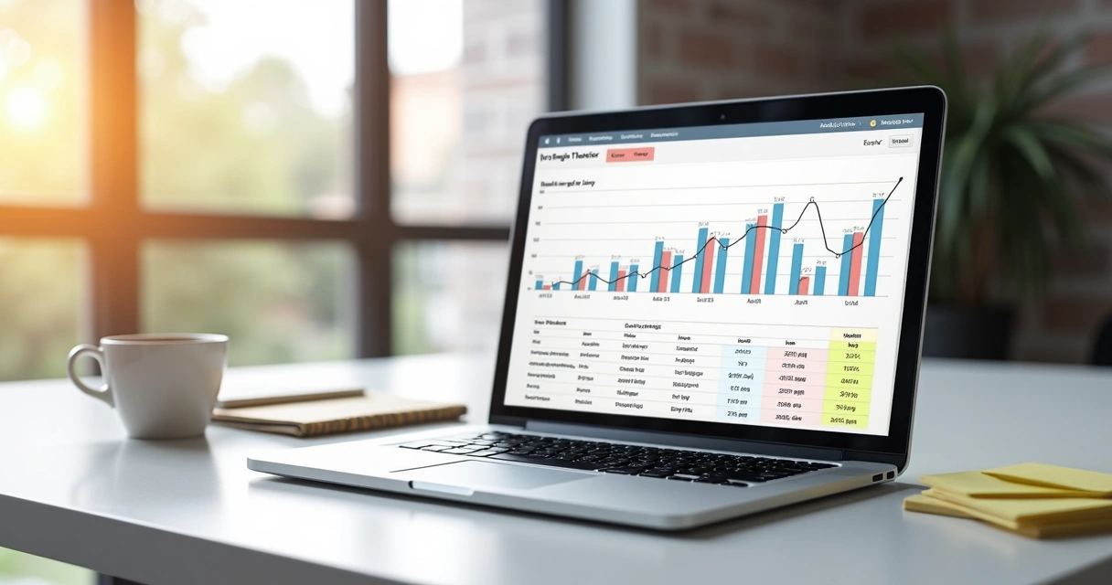 Gráfico de faturamento mensal de um mentor ao longo do ano