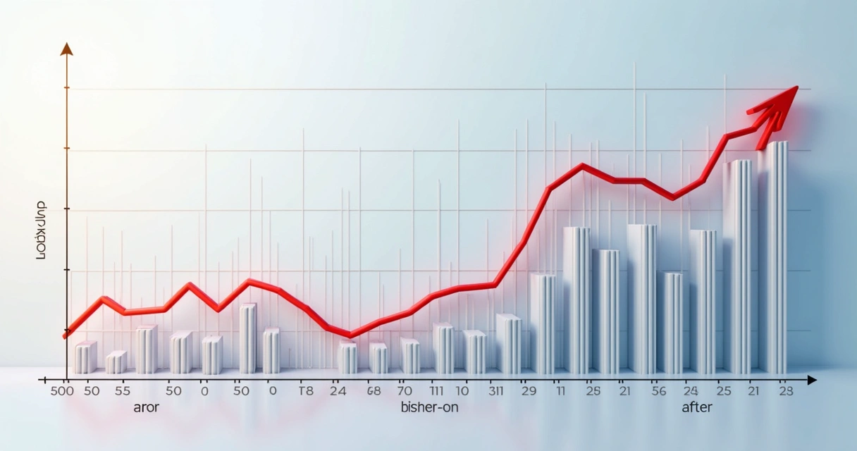 Gráfico visualizando o impacto de lock-up em negociações de investimentos