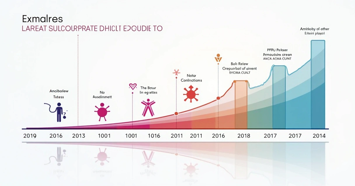Gráfico simples mostrando diferentes tipos de testes e tempo de detecção do HIV