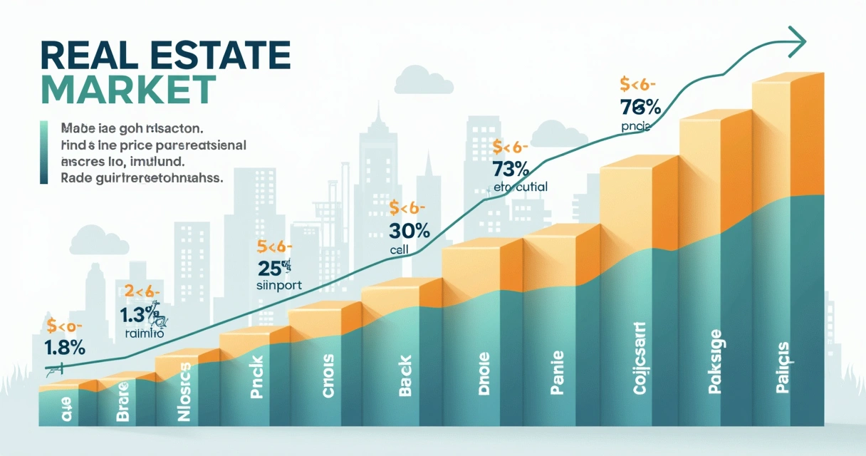 Gráfico mostra tendências de preço no mercado imobiliário brasileiro 