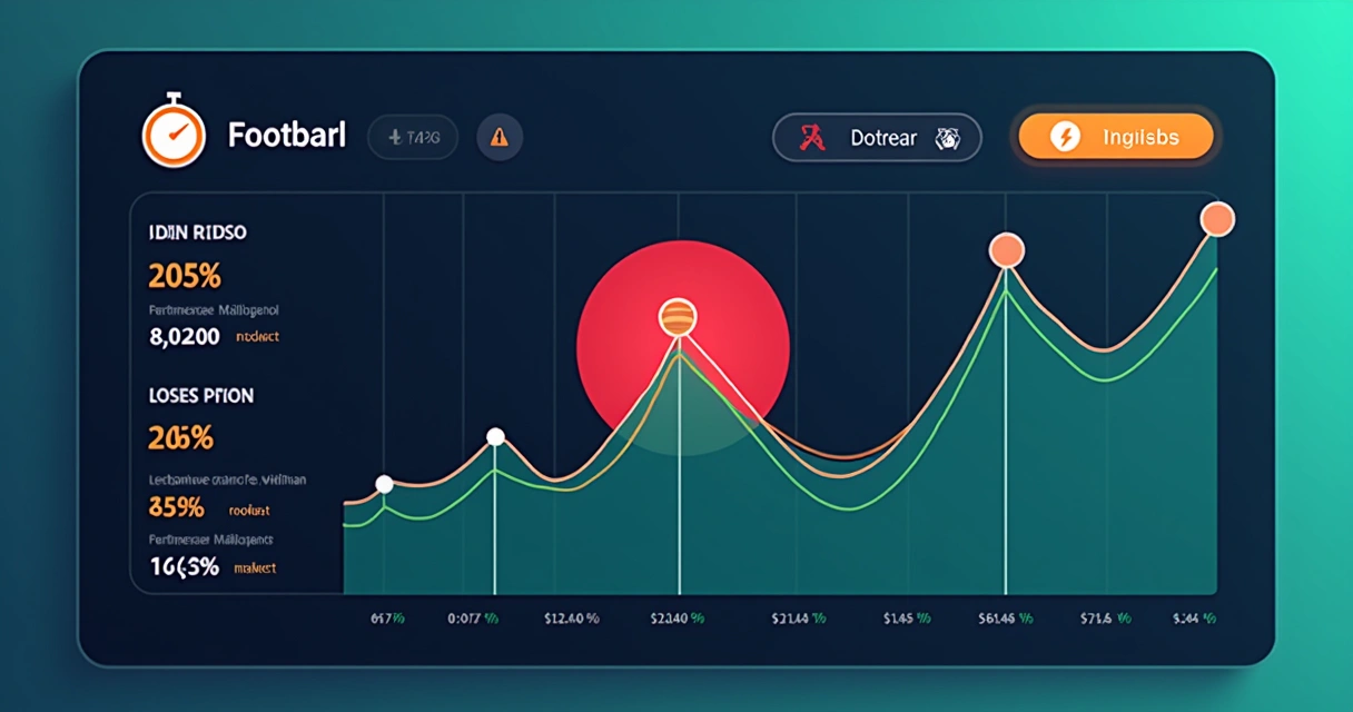Gráfico de odds com desequilíbrio e alerta de valor 
