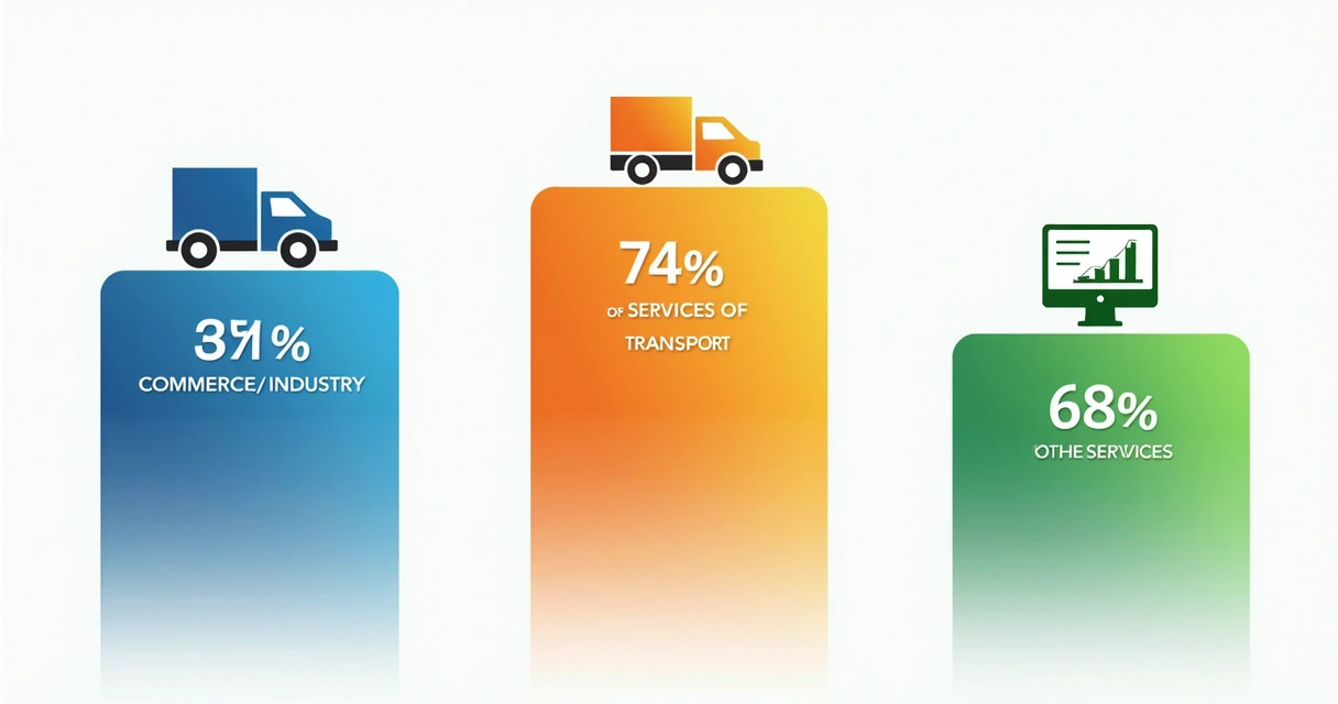 Gráfico de barras mostrando diferentes percentuais de isenção para atividades de MEI