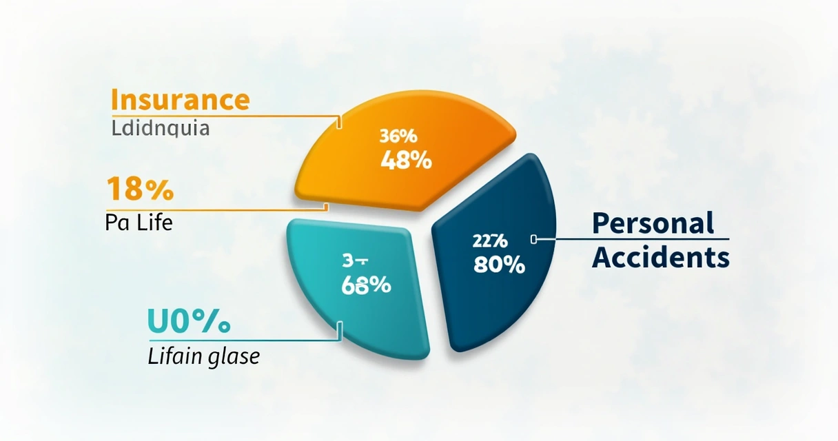 Gráfico de participação dos seguros de pessoas em 2025 