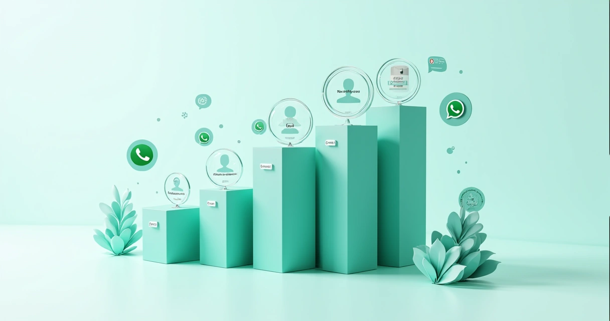 Gráfico sobre participação de mensagens em grupo de WhatsApp 