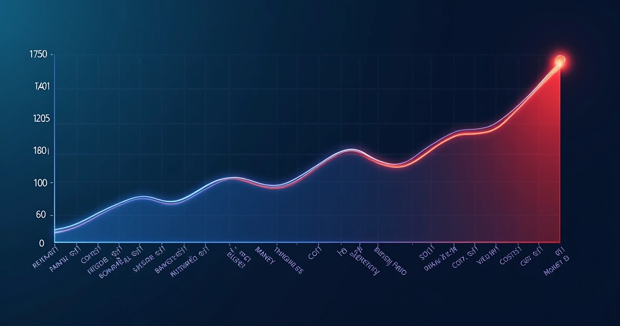 Gráfico simples mostrando ponto de equilíbrio de uma empresa 