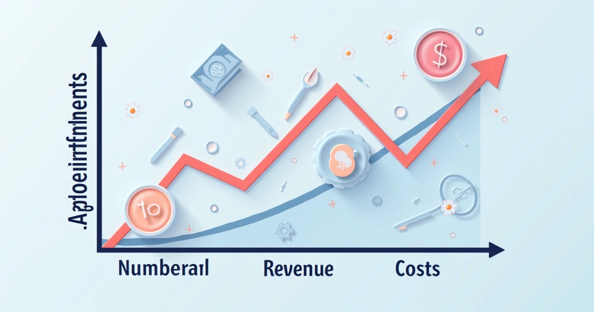 Gráfico ponto de equilíbrio salão de beleza 