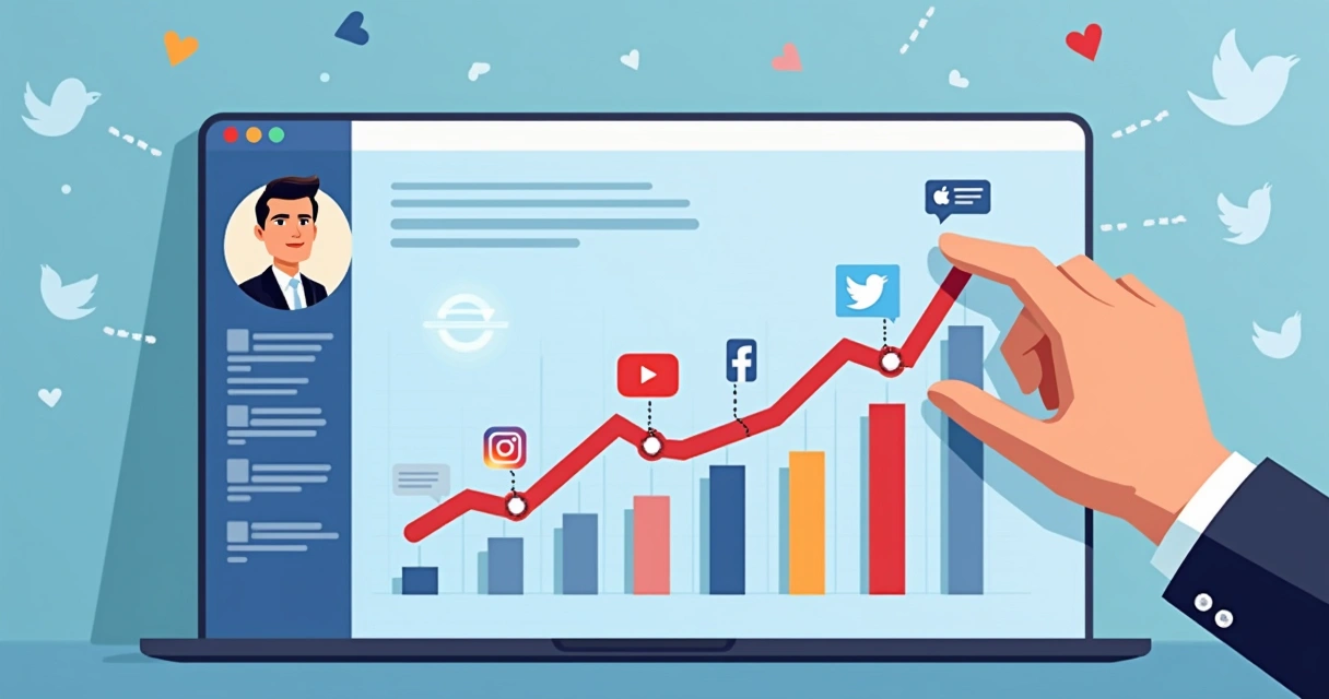 Monitoramento de gráficos de popularidade de político nas redes sociais 