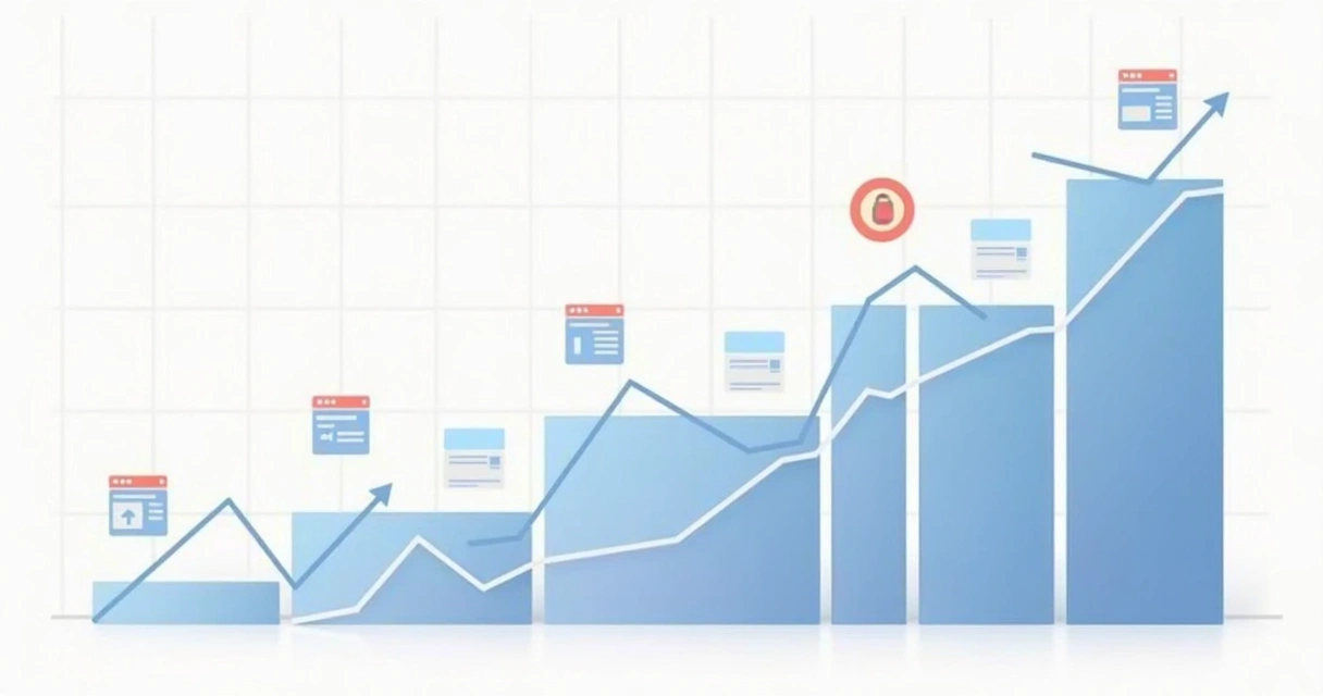 Gráfico mostrando resultados de SEO com imagens ranqueadas no topo