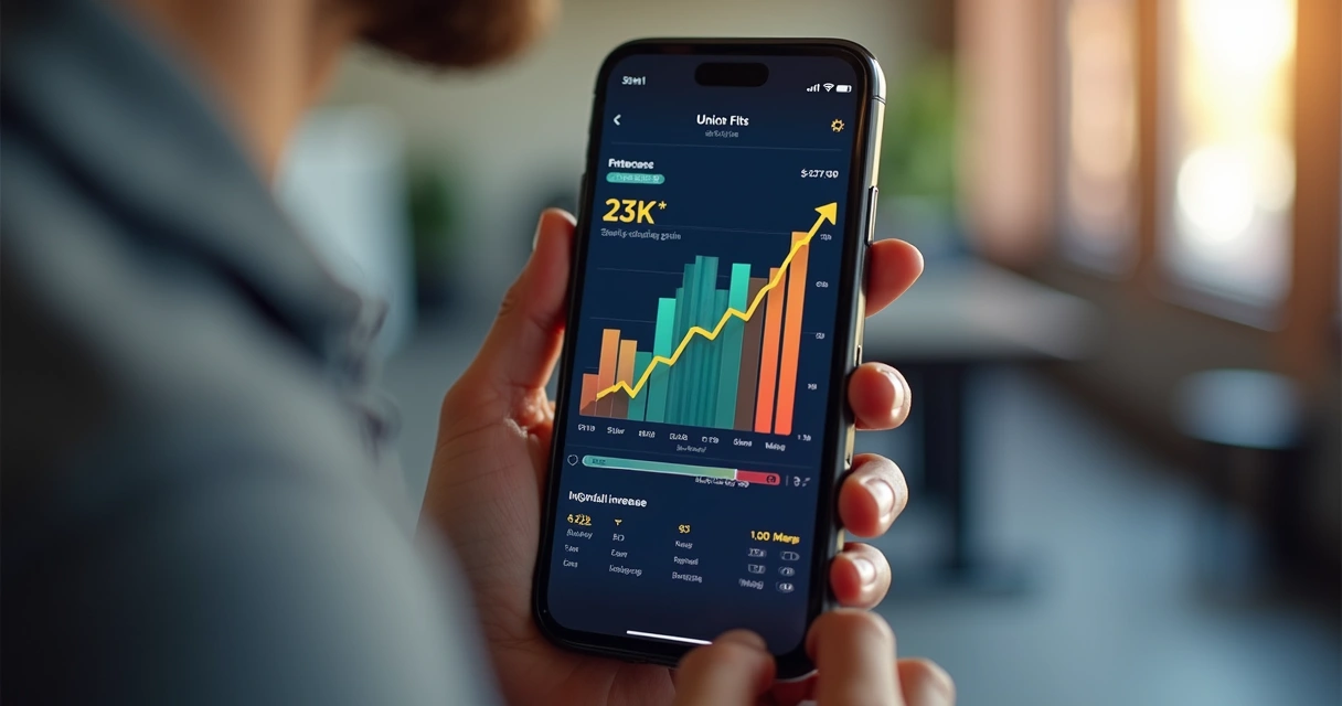 Gráfico de evolução mostrando progresso de treino ao longo das semanas