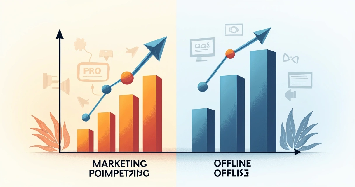 Gráfico mostrando cálculo de retorno de investimento 