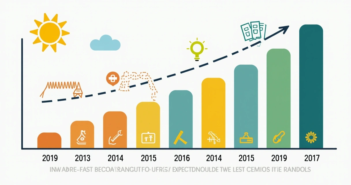 Gráfico mostrando tempo de retorno de investimento em energia solar 