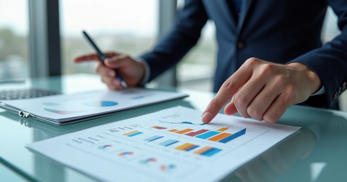Gráfico mostrando comparação de ROI entre automação tradicional e automação com IA em diferentes áreas de uma empresa. 