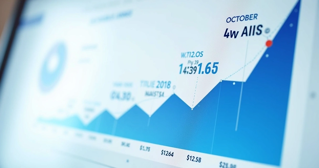 Gráfico mostrando ROI crescente em ações de marketing odontológico 