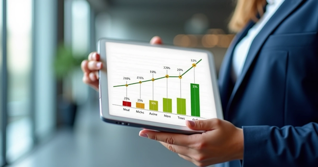 Gráfico de tendência de satisfação do cliente ao longo do tempo
