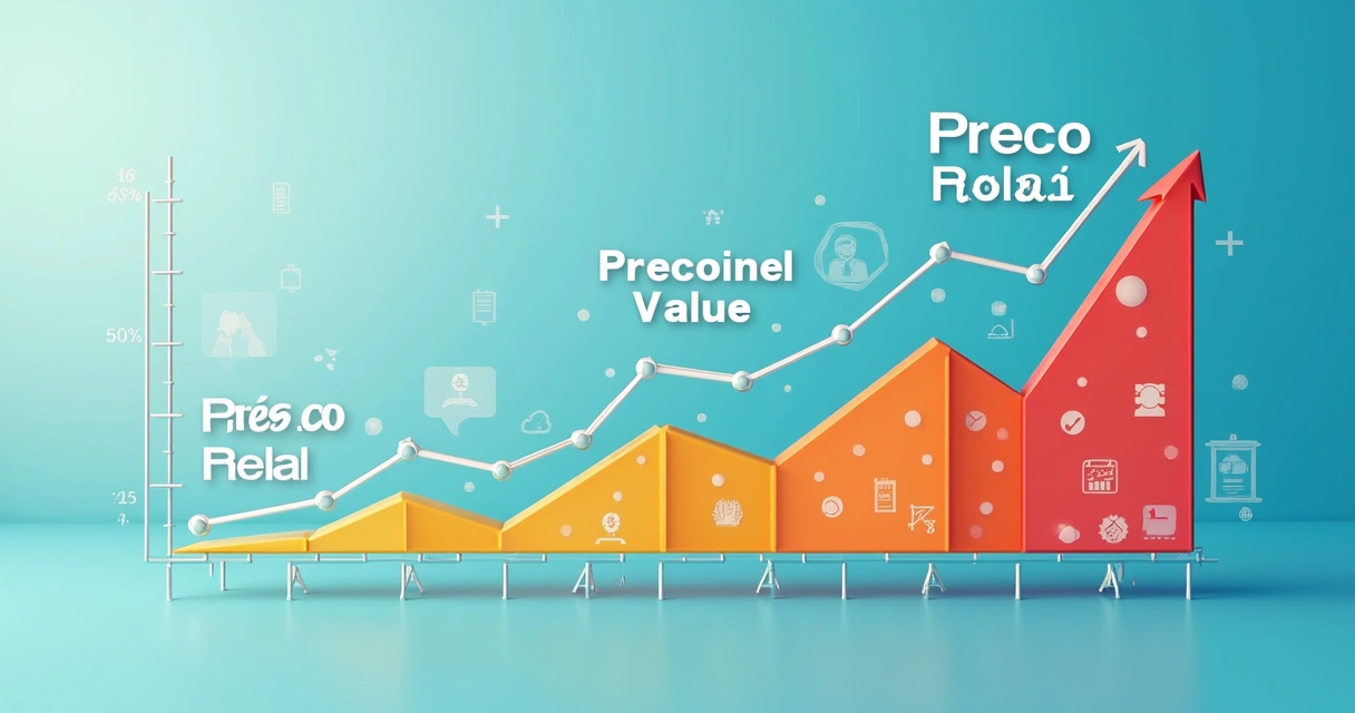 Gráfico mostra comparação entre o valor percebido pelos clientes e o preço real 