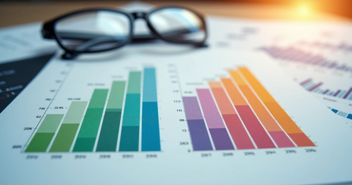 Dois gráficos coloridos lado a lado comparando índices de investimentos 