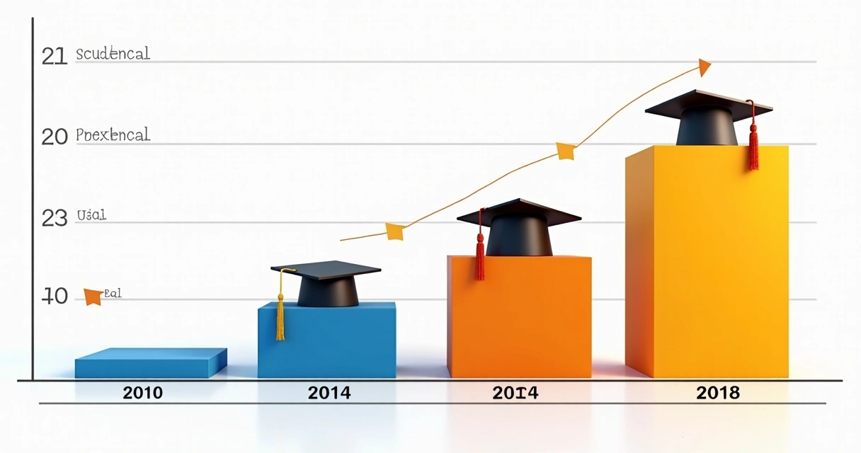 Gráfico comparando o crescimento das matrículas EaD e presenciais no Brasil 