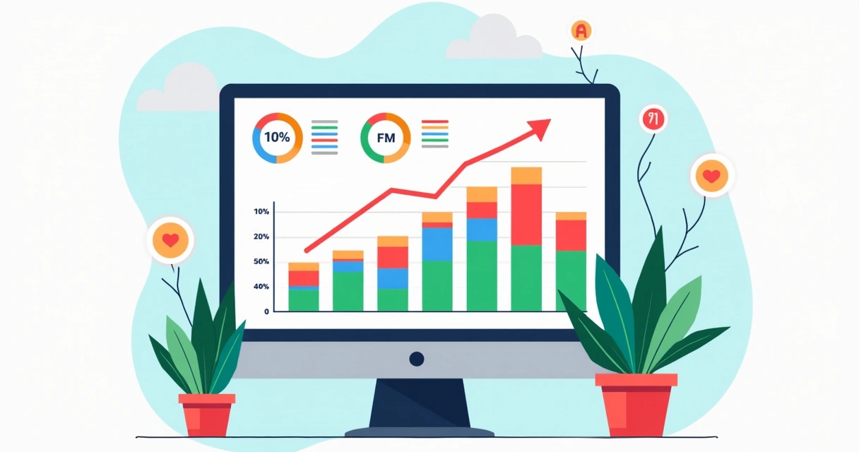 Gráficos coloridos mostrando evolução de menções sobre influenciador 