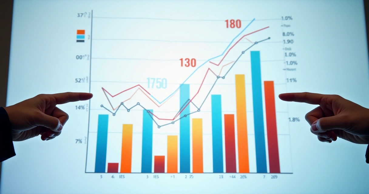 Métricas de Vendas B2B: Guia Prático para Resultados Reais 6 Painel com gráficos coloridos de métricas de vendas B2B