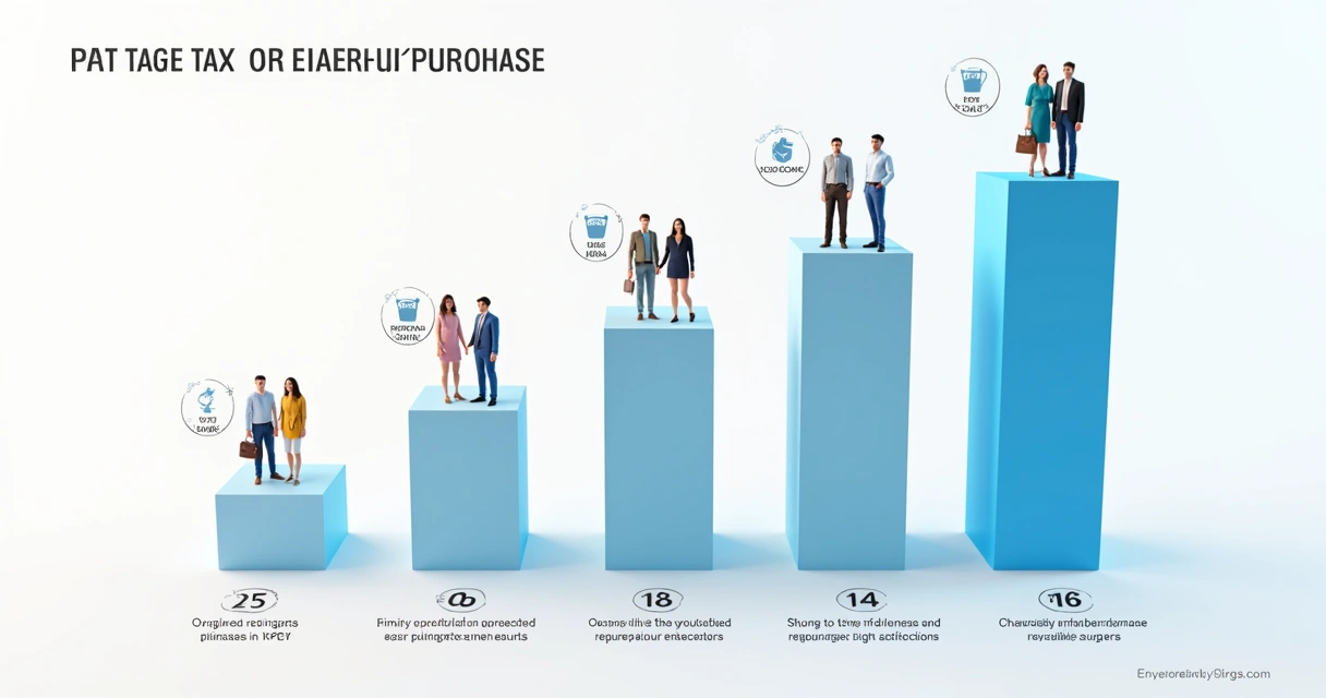 Infográfico com gráficos e esquema visual das alíquotas de impostos sobre recompra de cotas. 