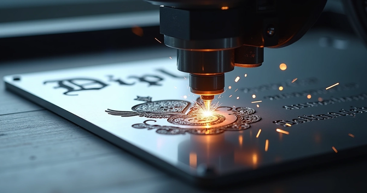 Gravação a laser de diploma em inox 