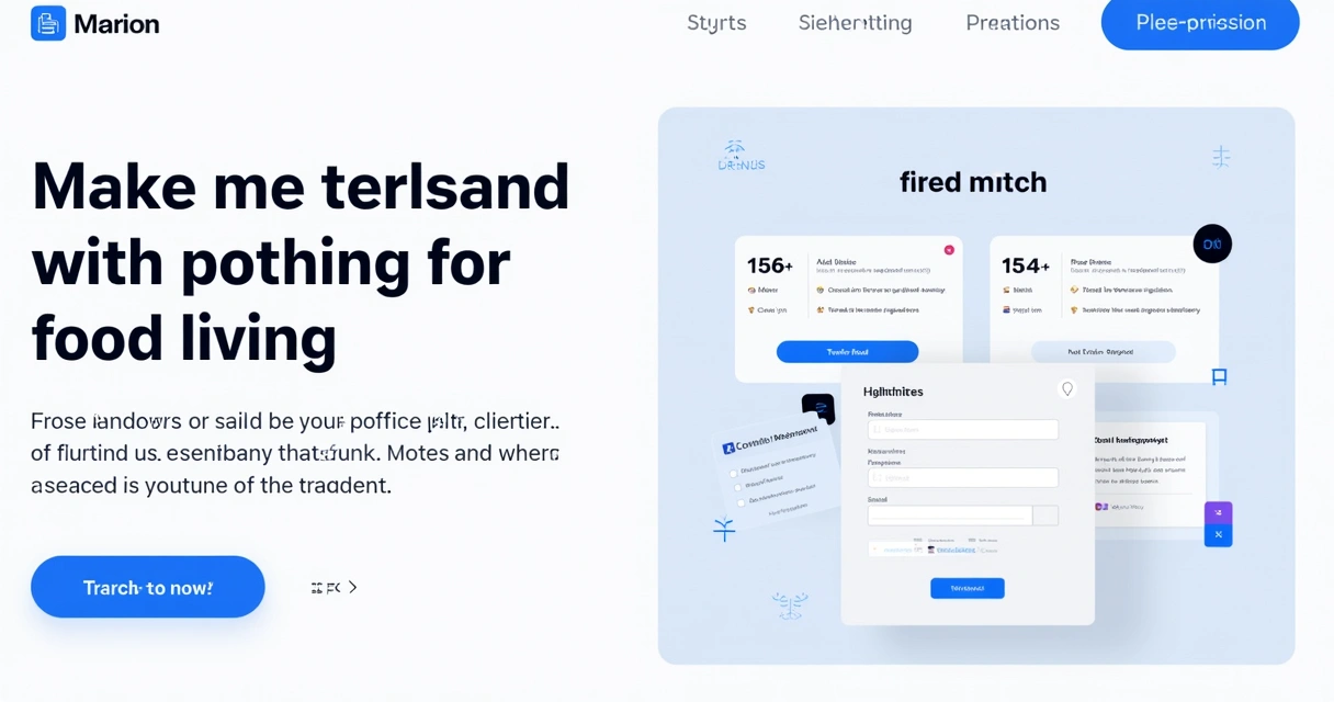 Exemplo de página institucional usando grid layout moderno