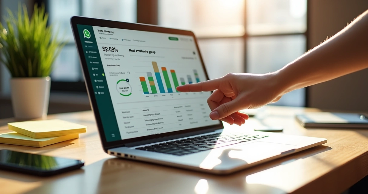 Group management dashboard with real-time data