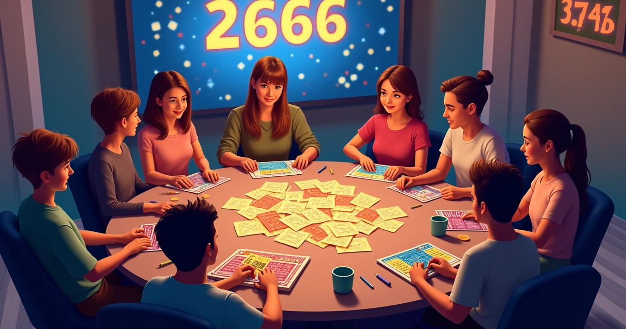 Pessoas celebrando escolha de dezenas da loteria Mega da Virada 