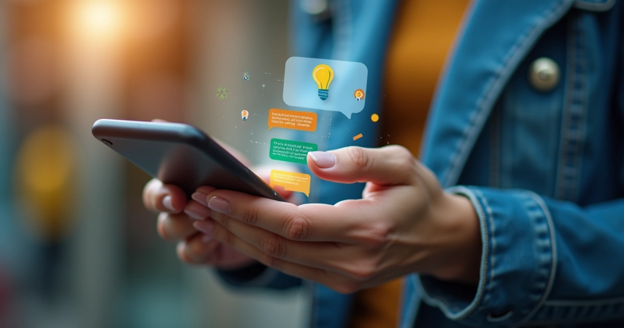Grupo de compra e venda pelo WhatsApp em celular 