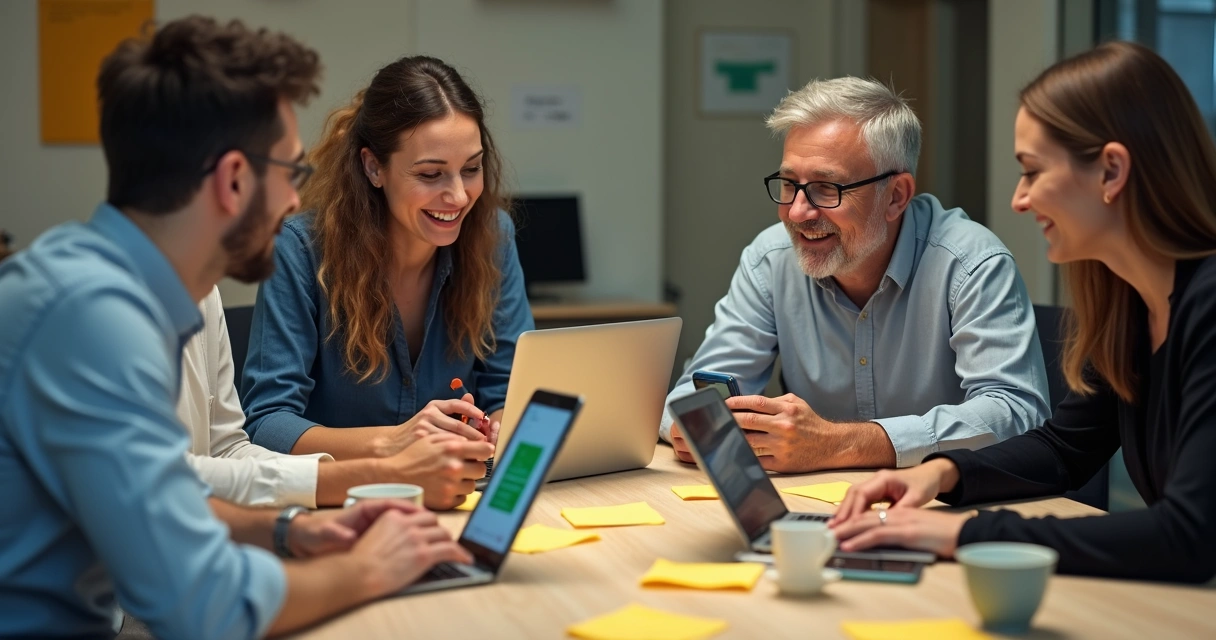 Grupo de WhatsApp corporativo em discussão viva e rápida 