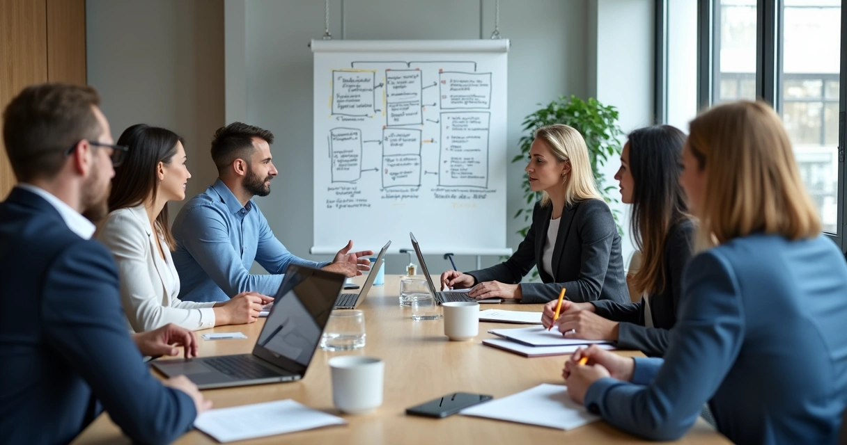 Mentoria de vendas para BPO em reunião presencial 