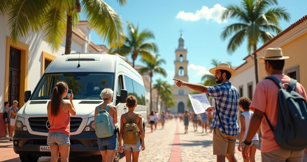 Grupo reunido em passeio privativo em Ilhéus