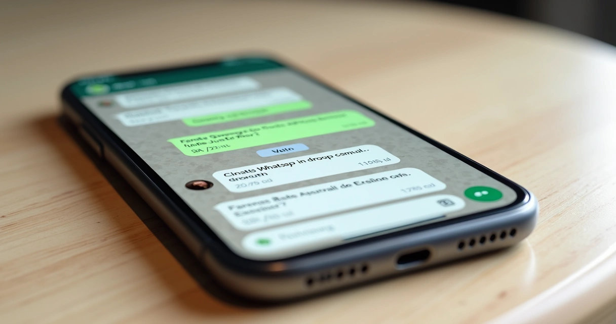 Tela de conversa no WhatsApp com fotos de comprovantes e anotações de valores. 