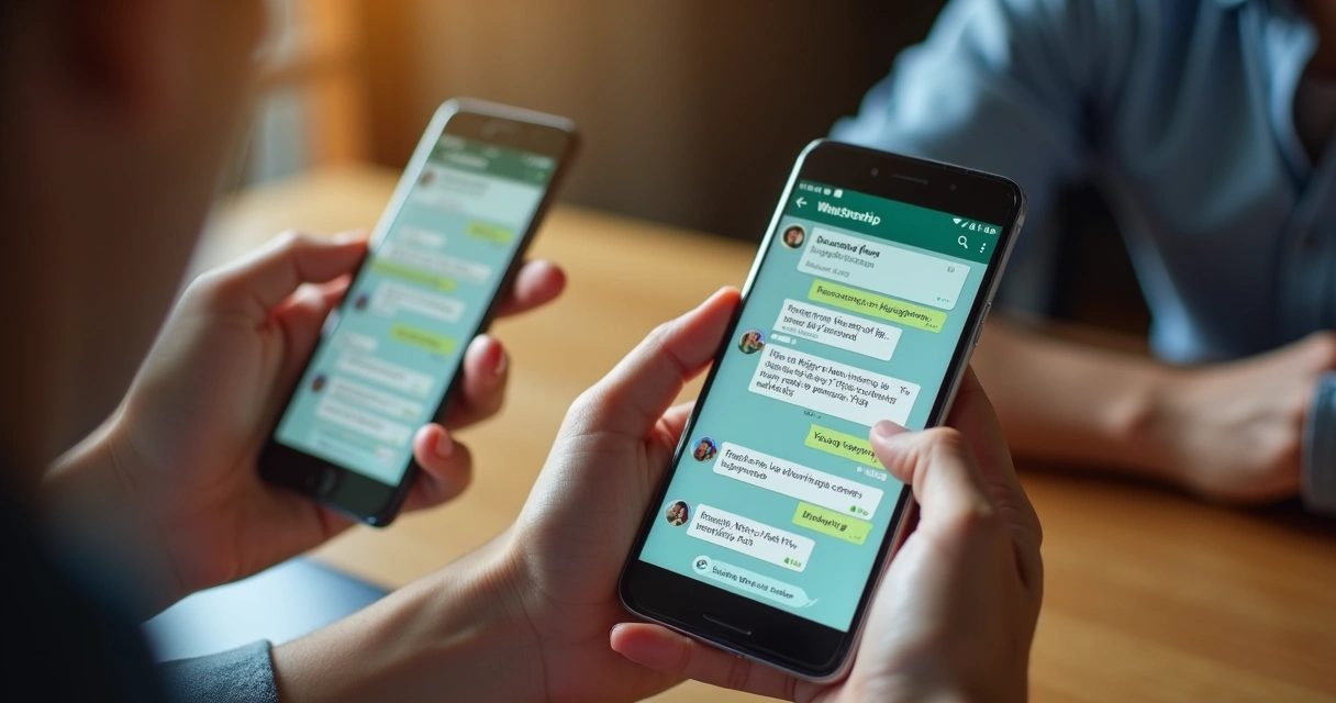 Usuários marcando mensagens em grupo do WhatsApp com tags 